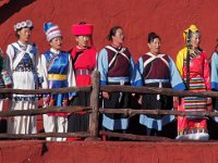 Spectacle ethnique Naxi au pied du Yulong