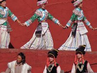 Spectacle ethnique Naxi au pied du Yulong
