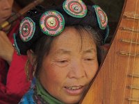 instrumentiste dans un village Dongba