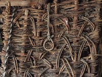 Porte de branchage tressé