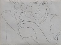 Henri Matisse -   Femme assise aux bras croisés -   1937