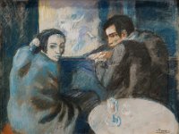 Pablo Picasso -   Au café concert     - 1902