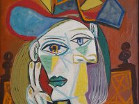 Pablo Picasso -   Tête de femme au chapeau    - 1939
