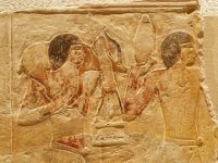 Bas relief de tombe égyptienne - Haut Empire - vers 2400 av JC