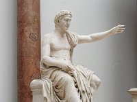 Statue d'empereur romain, ~100 apJC