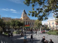 La Paz : plaza Murillo et assemblee legislative