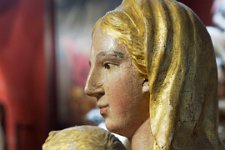 Vierge à l'Enfant - XVII e  siècle  - musée du Monêtier