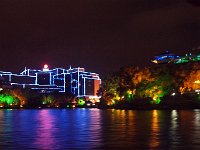 Guilin : sur la rivière Li, de nuit