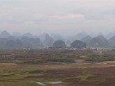 le Guangxi et ses formations karstiques vues de Xiang Gong
