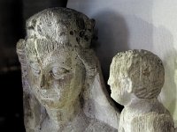 Vierge à l'Enfant du XIVe siècle - Saint Guénolé, Locguénolé