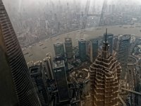 Le Huangpu la tour Jinmao et ... un petit peu du World Financial Center