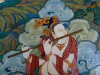 Peinture murale du Monastère Thupten Jampaling de Litang