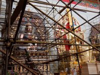 Bouddha en réfection : Monastère Thupten Jampaling de Litang
