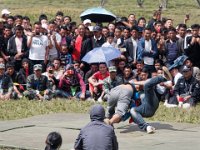 La lutte est la grande affaire pour les gars des villages.