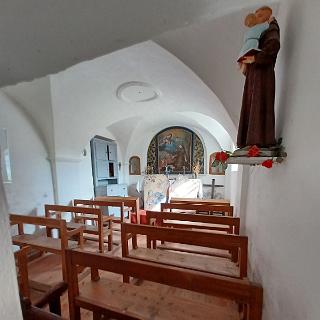 L'intérieur de la chapelle Saint-Antoine à Saint-Paul