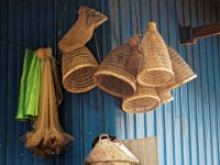 Village Hani de Ake : matériel de pêche